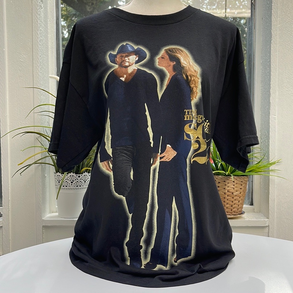 New Tim Mcgraw  Faith Hill Soul 2 Soul Tour 2007 Unisex Concert Tee